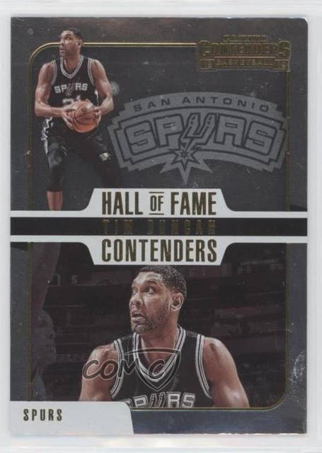 2018-19 Panini Contenders Hall of Fame Contenders Tim Duncan #18 HOF