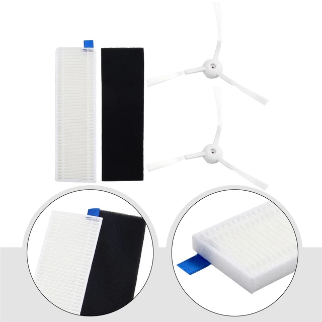 Filtro De Cepillo Lateral HEPA Para Robot Aspirador Coredly R300, Kit