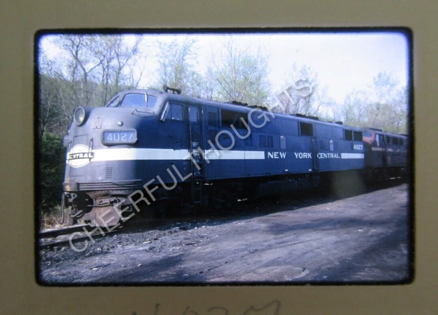 Original '69 Kodachrome Slide NYC New York Central 4027 E7A     38K26