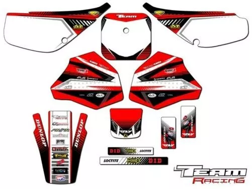 1985-2000 Honda XR 80 100 Graphique Kit Autocollants Stickers Déco MX 1999 1998