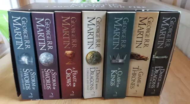 Game of Thrones A Song of Ice and Fire - 7 Books Box Set R.R. Martin With MAP