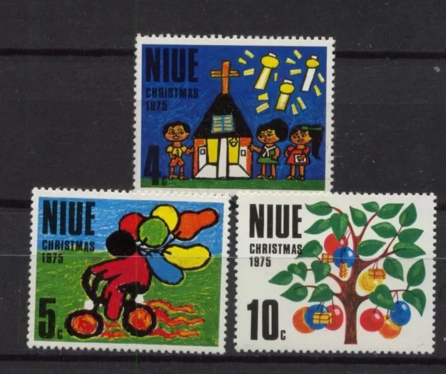 Niue 1975 SG#193-5 Christmas MNH Set