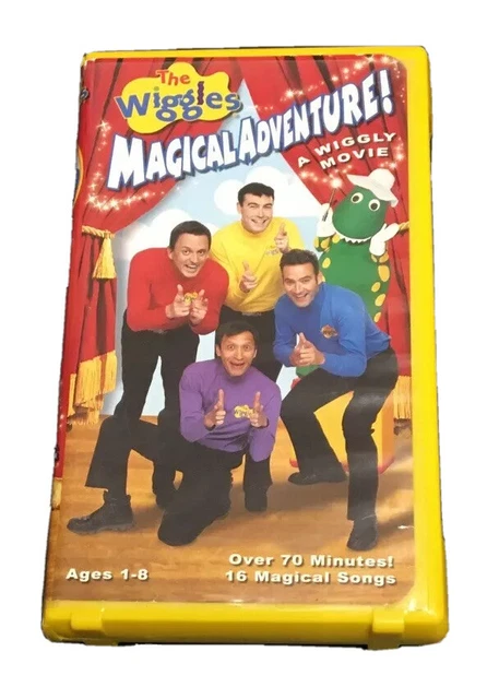 The Wiggles Magical Adventure A Wiggly Movie Vhs THE WIGGLES MAGICAL Adventure A Wiggly Movie VHS 70 Minutes 2002 $46.33