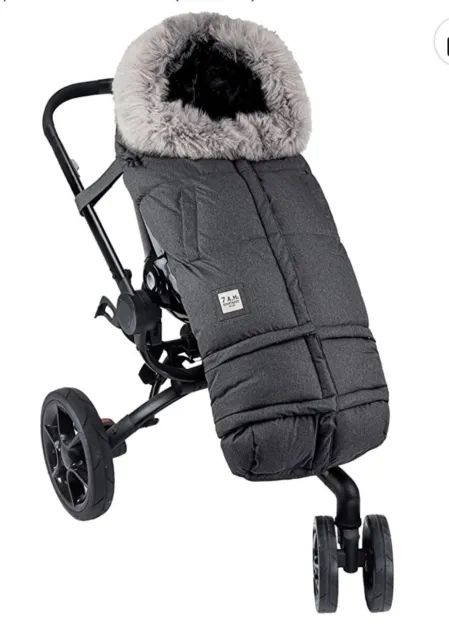 Blanket 212 Evolution~Adjustable Stroller or Car Seat Footmuff~Grey