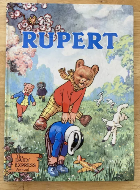 Rupert Annual 1958 Not Inscribed Not Price Clipped Painting untouched Very Fine