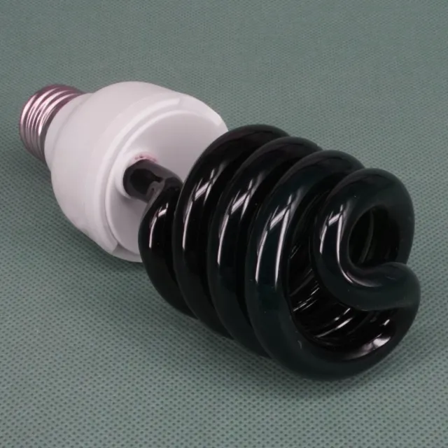 E27 40W 220V Energy Saving Ultraviolet UV Spiral Black Light Lamp Purple Light