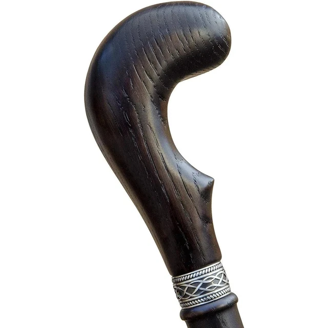 Golf Head Handle Walking Cane Stick Hand Carved Wooden Walking Stick X_Mass Gift