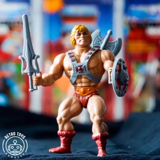 Masters Of The Universe Vintage He-Man Taiwan 1982 100% Komplett NEAR MINT MotU