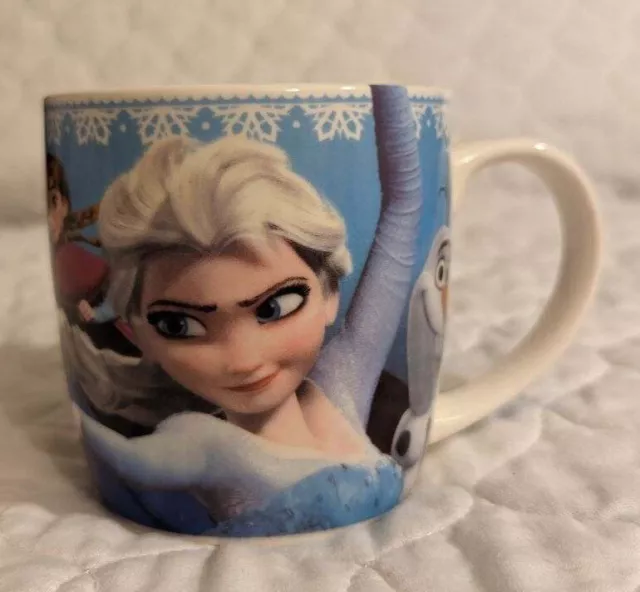 2014 Disney Frozen Elsa Anna Olaf Let It Go ceramic Mug Cup By Zak