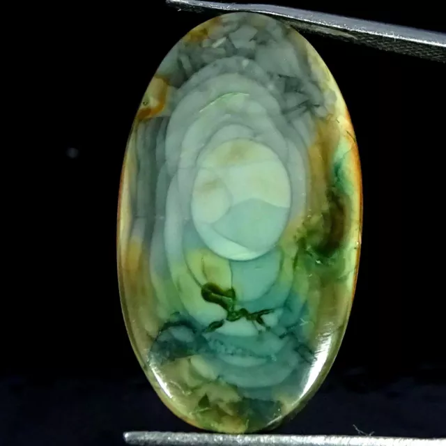 17.60 Cts Mexican Imperial Jasper Loose Gemstone Oval Cabochon Natural 17X29X4MM