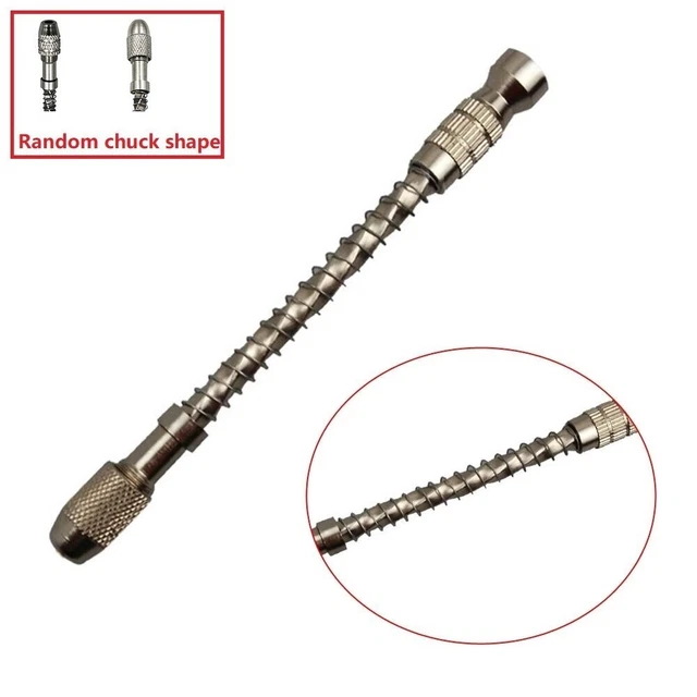 Trapano Mano 1PCS Alluminio Punta Chuck Manuale Mini Semi-Automatico di Qualità