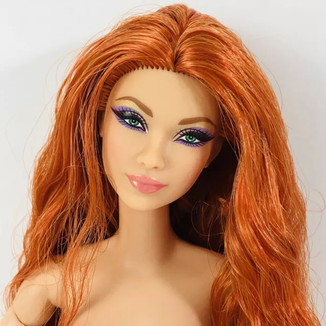 Nude Barbie Doll Made To Move Signature Gorgeous Redhead Heidi Relaxed Hair New Picclick