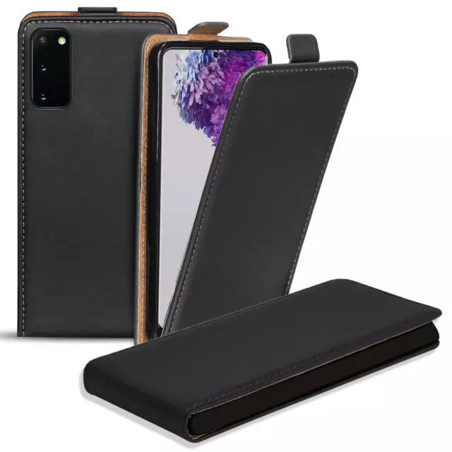 Schutz Hülle Handyhülle Klapp Tasche Ultra Slim Flip Cover Case Schwarz matt TPU