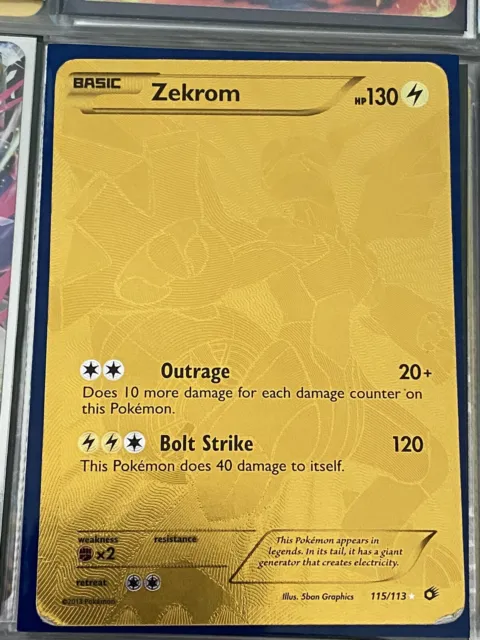 Zekrom (115 Full Art Secret Rare) - Legendary Treasures - Pokemon