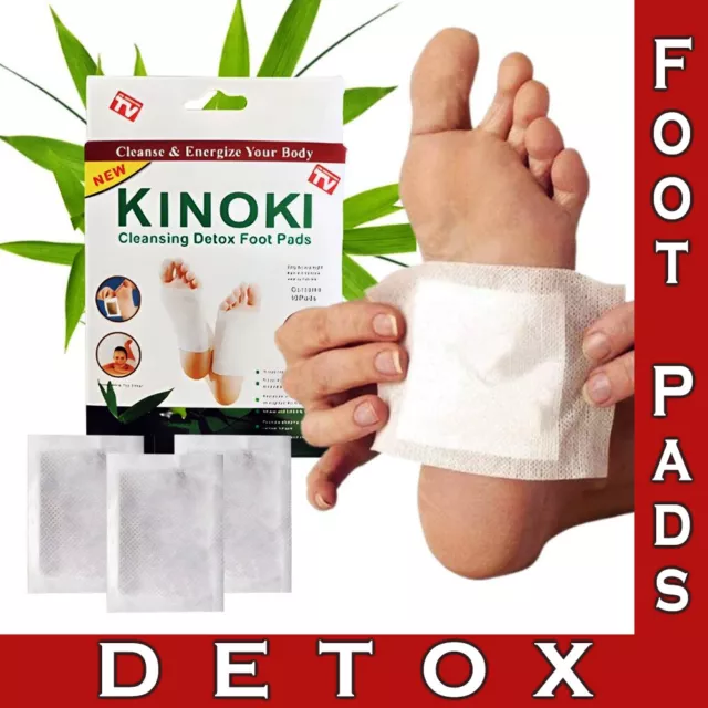 100 Pcs KINOKI Detox Foot Pads Body Toxins Feet Patches Slimming Deep Cleansing