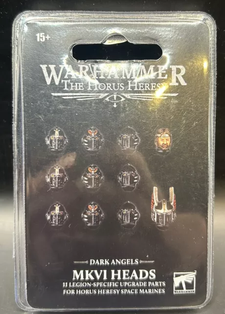 Dark Angels Legion - MKVI Heads - Warhammer - The Horus Heresy - (R429)