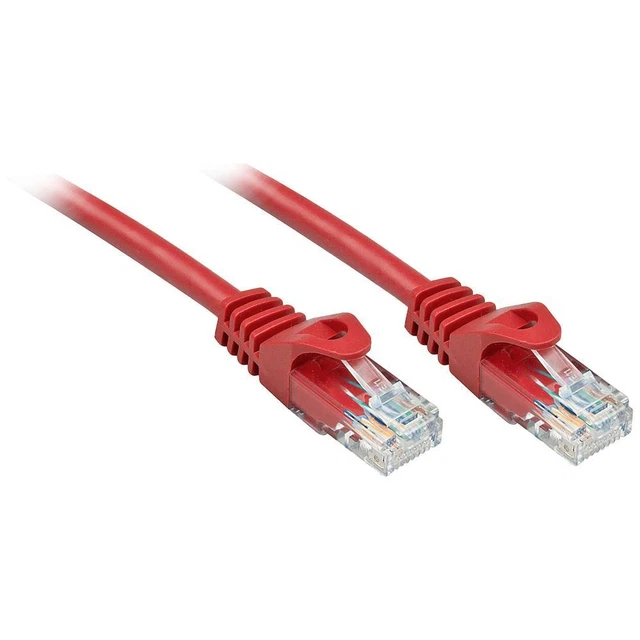 LINDY 48183 RJ45 Câble réseau, câble patch CAT 6 U/UTP 2.00 m rouge 1 pc(s)