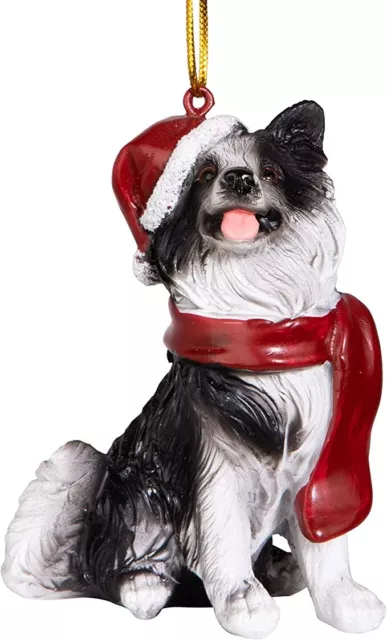 Border Collie Dog Ornament Figurine