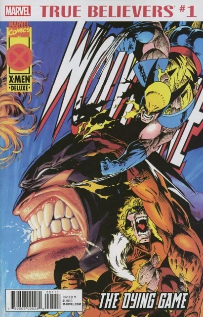 True Believers Wolverine - Dying Game #1 STOCK PHOTO Marvel 2018 NM