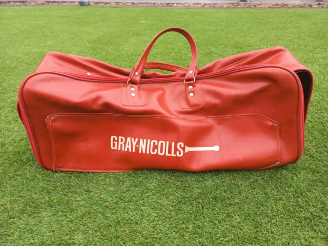 Gray Nicolls Vinyl Cricket Bag Used Suit Mancave Display Or Gn Collector