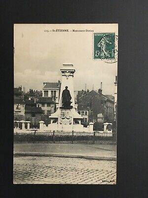 Carte Postale Ancienne 1908 SAINT ETIENNE - Monument Dorian