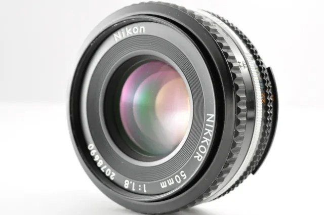 Nikon NIKKOR Ai-s AIS 50mm f/1.8 Manual Focus Pancake Lens from JAPAN M-0228