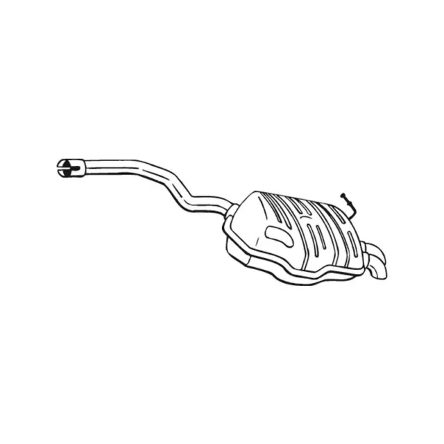 Bosal Endschalldämpfer Auspuff Für Skoda Octavia 220-469