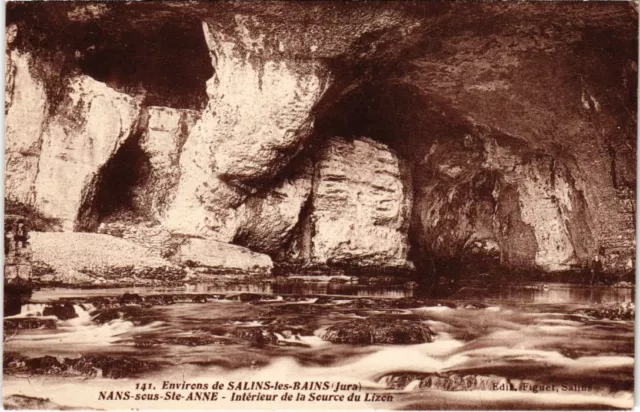 CPA Nans sous Ste Anne Interieur de la Source du Lizon (1266047)