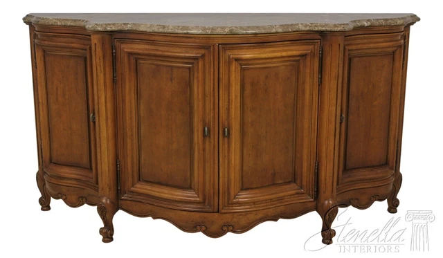 58765EC: CENTURY Country French Style Marble Top Sideboard