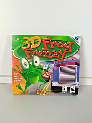 3D Frog Frenzy Video Game - Windows 98 Or Higher Arcade Style Action (2003)