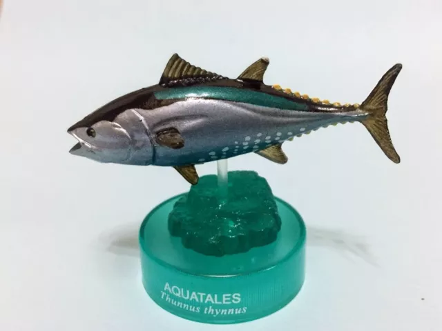 Kaiyodo Aquatales Bottle cap Thunnus Atlantic bluefin Tuna Fish Marine Figurine