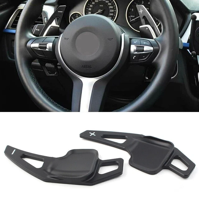 Altalena volante Blade Shifter estensione per BMW Serie 3 5 nera