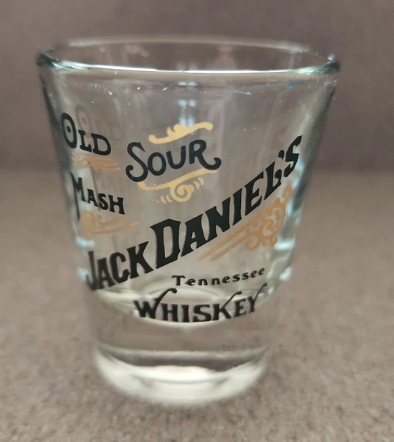 VINTAGE JACK DANIELS Shot Glass Old Sour Mash Tennessee Whiskey £7.09