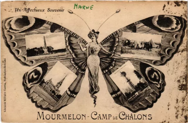 CPA MOURMELON Camp de CHALONS (490872)
