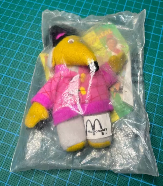 1999 McDonalds The Wombles - Shansi - Soft Plush Toy Doll Happy Meal UK TV
