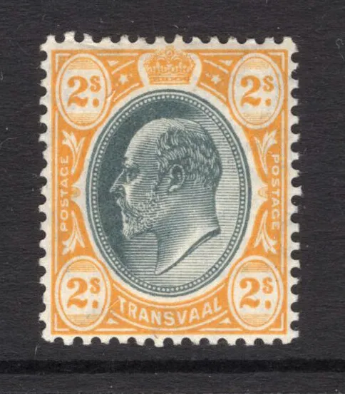 M20503 South African States ~ Transvaal 1906 SG268 - 2/- black & yellow.