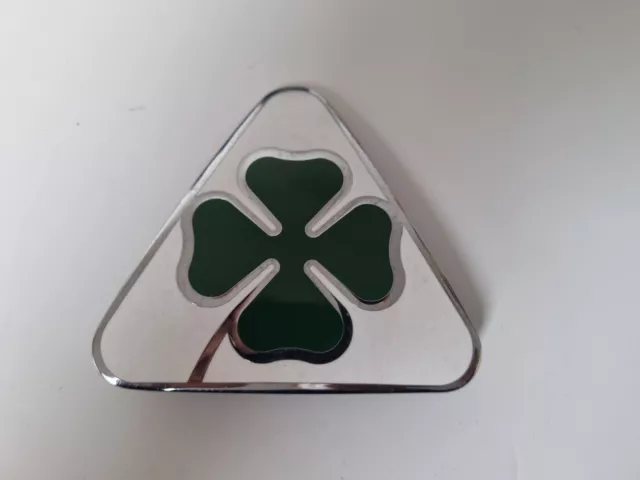 Alfa Romeo Giulia Quadrifoglio   Genuine Wing Badges Cloverleaf