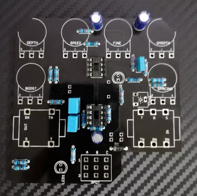 Tremolo Guitar Pedal Effect Pcb Circuit Diy