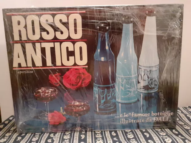 Dalí  Esposte Al Moma Le Tre Bottiglie + 2 Rosso Antico In Confezione Originale