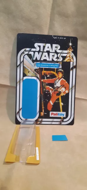 Kit Cardback Personalizzato Vintage Star Wars Anh Luke X Wing Pilot Palitoy 20 Posteriori
