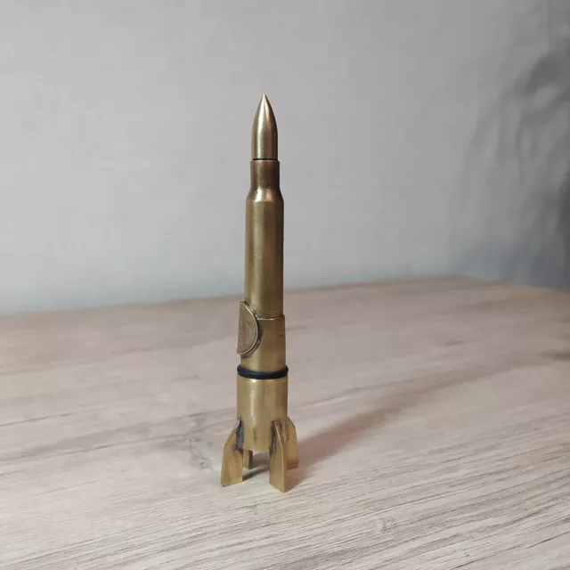 Vintage Petrol Lighter Table Rocket