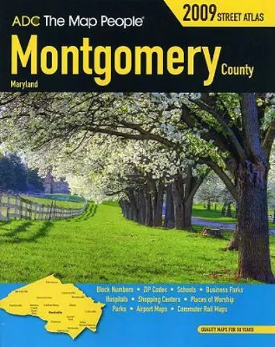 Montgomery County MD Atlas (ADC The Map People) ADC The Map People paperback Us