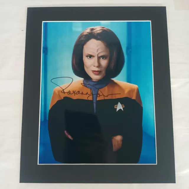 Star Trek Voyager Roxann Dawson B'Elanna Torres Photo Signed Print Framed