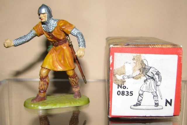 Figurine Elastolin - Chevalier Sire Gawin, Moyen Âge, Soldat Starlux Lineol