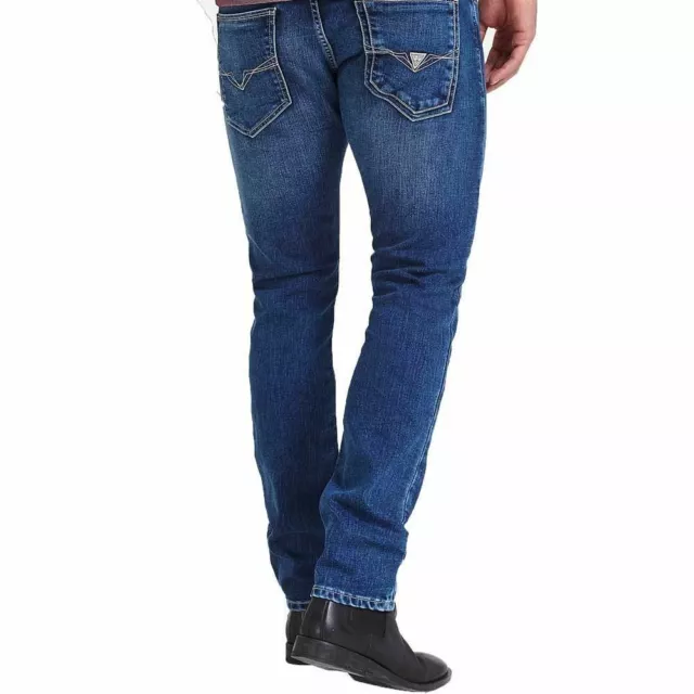 Jeans denim super skinny Guess Usa da uomo Miami - blu M94AN1D3T72