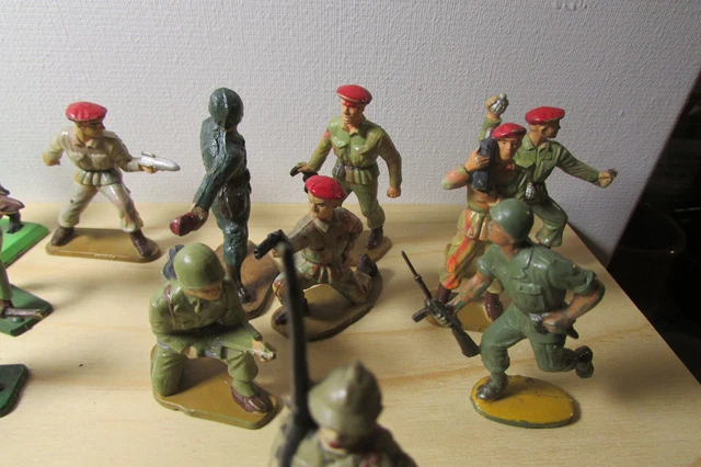Petits Soldats Starlux Marins Français – Lot De 24 Figurines + 3 Cassés, échelle 1:50, 35mm
