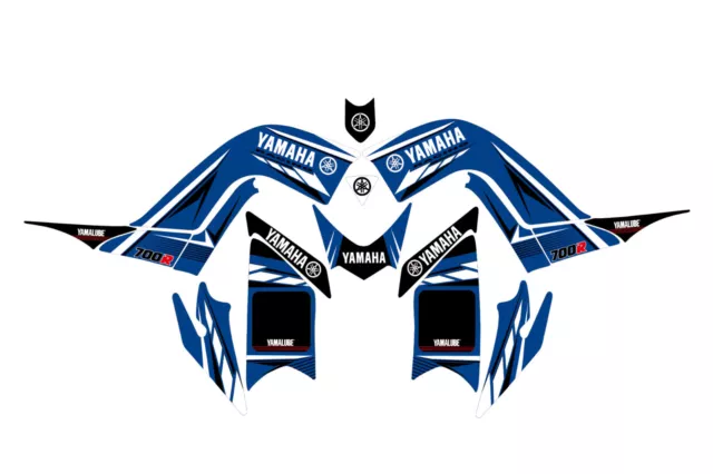 Fits Yamaha Raptor700 06-12 graphic kit stickers decals atvgraphics 2006 to 2012