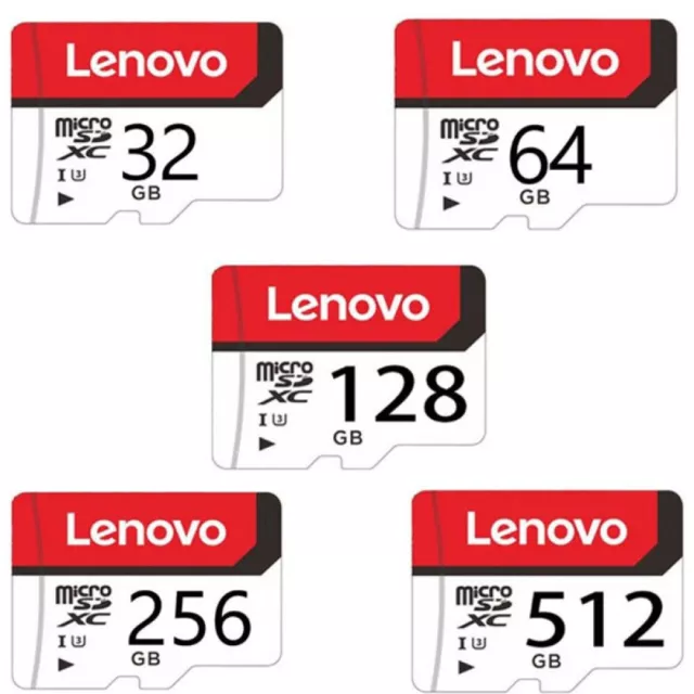 Lenovo 512GB 256GB 128GB 64GB 32GB Micro SD Karte Class 10 SDXC Speicherkarte