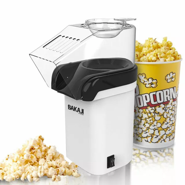 Macchina Pop Corn Elettrica Popcorn Senza Olio 1200W Feste Party Bambini Casa