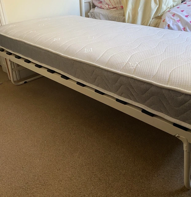 SINGLE FOLDING TRUNDLE bed with Mattress - Good Condition used ...